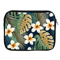 Seamless-pattern-with-tropical-strelitzia-flowers-leaves-exotic-background Apple Ipad 2/3/4 Zipper Cases by uniart180623