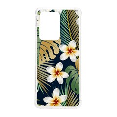 Seamless-pattern-with-tropical-strelitzia-flowers-leaves-exotic-background Samsung Galaxy S20 Ultra 6 9 Inch Tpu Uv Case by uniart180623