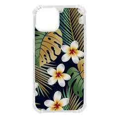 Seamless-pattern-with-tropical-strelitzia-flowers-leaves-exotic-background Iphone 14 Tpu Uv Print Case