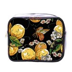 Embroidery-blossoming-lemons-butterfly-seamless-pattern Mini Toiletries Bag (One Side) Front