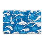 Storm-waves-seamless-pattern-raging-ocean-water-sea-wave-vintage-japanese-storms-print-illustration- Magnet (Rectangular) Front