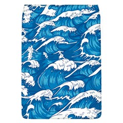 Storm-waves-seamless-pattern-raging-ocean-water-sea-wave-vintage-japanese-storms-print-illustration- Removable Flap Cover (l) by uniart180623