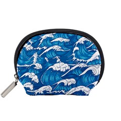 Storm-waves-seamless-pattern-raging-ocean-water-sea-wave-vintage-japanese-storms-print-illustration- Accessory Pouch (small) by uniart180623