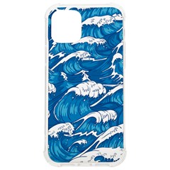 Storm-waves-seamless-pattern-raging-ocean-water-sea-wave-vintage-japanese-storms-print-illustration- Iphone 12/12 Pro Tpu Uv Print Case by uniart180623