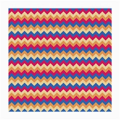 Zigzag-pattern-seamless-zig-zag-background-color Medium Glasses Cloth (2 Sides) by uniart180623