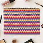 Zigzag-pattern-seamless-zig-zag-background-color Cosmetic Bag (XL) Back