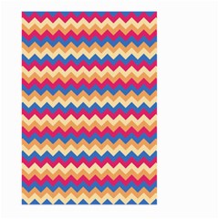 Zigzag-pattern-seamless-zig-zag-background-color Large Garden Flag (two Sides)