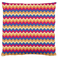 Zigzag-pattern-seamless-zig-zag-background-color Standard Premium Plush Fleece Cushion Case (one Side) by uniart180623