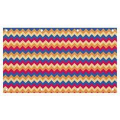 Zigzag-pattern-seamless-zig-zag-background-color Banner And Sign 7  X 4  by uniart180623