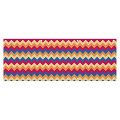 Zigzag-pattern-seamless-zig-zag-background-color Banner And Sign 8  X 3  by uniart180623