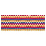 Zigzag-pattern-seamless-zig-zag-background-color Banner and Sign 8  x 3  Front