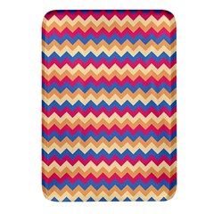 Zigzag-pattern-seamless-zig-zag-background-color Rectangular Glass Fridge Magnet (4 Pack) by uniart180623