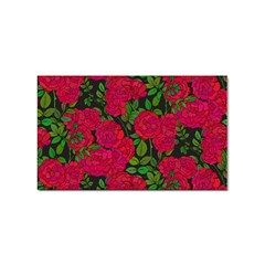 Seamless-pattern-with-colorful-bush-roses Sticker Rectangular (100 Pack) by uniart180623