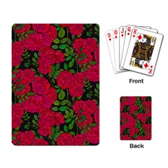 Seamless-pattern-with-colorful-bush-roses Playing Cards Single Design (rectangle) by uniart180623