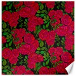 Seamless-pattern-with-colorful-bush-roses Canvas 16  x 16  15.2 x15.41  Canvas - 1