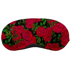 Seamless-pattern-with-colorful-bush-roses Sleeping Mask by uniart180623