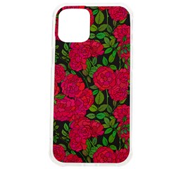 Seamless-pattern-with-colorful-bush-roses Iphone 12 Pro Max Tpu Uv Print Case by uniart180623