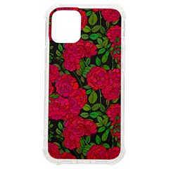 Seamless-pattern-with-colorful-bush-roses Iphone 12 Mini Tpu Uv Print Case	 by uniart180623