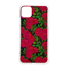 Seamless-pattern-with-colorful-bush-roses Iphone 11 Pro Max 6 5 Inch Tpu Uv Print Case by uniart180623