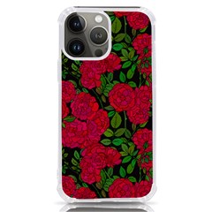 Seamless-pattern-with-colorful-bush-roses Iphone 13 Pro Max Tpu Uv Print Case by uniart180623