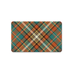 Tartan-scotland-seamless-plaid-pattern-vector-retro-background-fabric-vintage-check-color-square-geo Magnet (name Card) by uniart180623