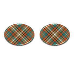 Tartan-scotland-seamless-plaid-pattern-vector-retro-background-fabric-vintage-check-color-square-geo Cufflinks (oval) by uniart180623