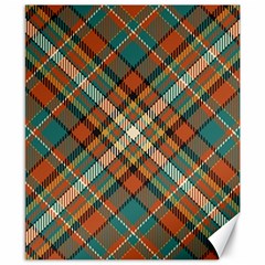 Tartan-scotland-seamless-plaid-pattern-vector-retro-background-fabric-vintage-check-color-square-geo Canvas 8  X 10  by uniart180623