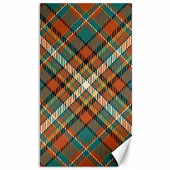 Tartan-scotland-seamless-plaid-pattern-vector-retro-background-fabric-vintage-check-color-square-geo Canvas 40  X 72  by uniart180623