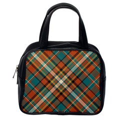 Tartan-scotland-seamless-plaid-pattern-vector-retro-background-fabric-vintage-check-color-square-geo Classic Handbag (one Side) by uniart180623