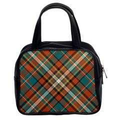 Tartan-scotland-seamless-plaid-pattern-vector-retro-background-fabric-vintage-check-color-square-geo Classic Handbag (two Sides) by uniart180623