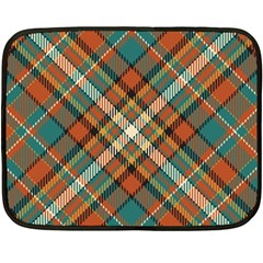 Tartan-scotland-seamless-plaid-pattern-vector-retro-background-fabric-vintage-check-color-square-geo Two Sides Fleece Blanket (mini) by uniart180623