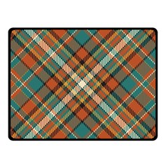 Tartan-scotland-seamless-plaid-pattern-vector-retro-background-fabric-vintage-check-color-square-geo Two Sides Fleece Blanket (small) by uniart180623