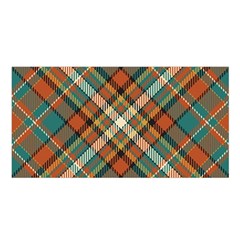 Tartan-scotland-seamless-plaid-pattern-vector-retro-background-fabric-vintage-check-color-square-geo Satin Shawl 45  X 80  by uniart180623