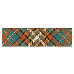 Tartan-scotland-seamless-plaid-pattern-vector-retro-background-fabric-vintage-check-color-square-geo Oblong Satin Scarf (16  X 60 ) by uniart180623