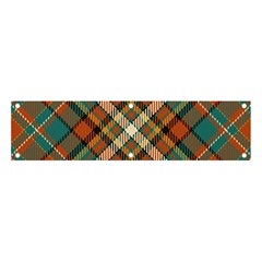 Tartan-scotland-seamless-plaid-pattern-vector-retro-background-fabric-vintage-check-color-square-geo Banner And Sign 4  X 1  by uniart180623