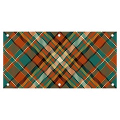 Tartan-scotland-seamless-plaid-pattern-vector-retro-background-fabric-vintage-check-color-square-geo Banner And Sign 6  X 3  by uniart180623