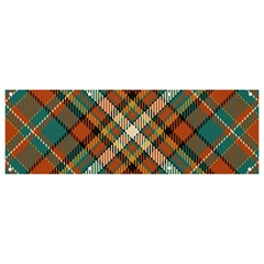 Tartan-scotland-seamless-plaid-pattern-vector-retro-background-fabric-vintage-check-color-square-geo Banner And Sign 9  X 3  by uniart180623