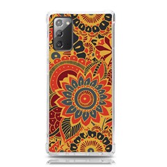 Bright-seamless-pattern-with-paisley-mehndi-elements-hand-drawn-wallpaper-with-floral-traditional Samsung Galaxy Note 20 Tpu Uv Case by uniart180623