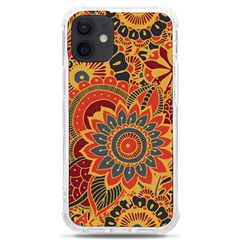 Bright-seamless-pattern-with-paisley-mehndi-elements-hand-drawn-wallpaper-with-floral-traditional Iphone 12 Mini Tpu Uv Print Case	 by uniart180623