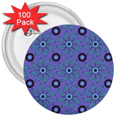 Floral-seamless-pattern 3  Buttons (100 Pack)  by uniart180623