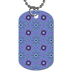 Floral-seamless-pattern Dog Tag (one Side) by uniart180623