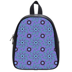 Floral-seamless-pattern School Bag (small) by uniart180623