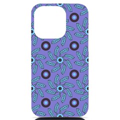 Floral-seamless-pattern Iphone 14 Pro Black Uv Print Case