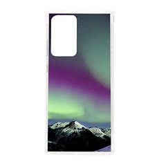 Aurora Stars Sky Mountains Snow Aurora Borealis Samsung Galaxy Note 20 Ultra Tpu Uv Case by uniart180623