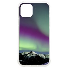 Aurora Stars Sky Mountains Snow Aurora Borealis Iphone 12/12 Pro Tpu Uv Print Case by uniart180623