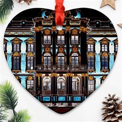 Catherine-s-palace-st-petersburg Heart Ornament (two Sides) by uniart180623