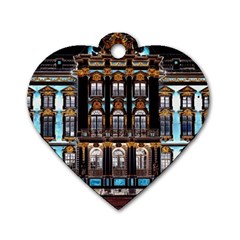 Catherine-s-palace-st-petersburg Dog Tag Heart (one Side) by uniart180623