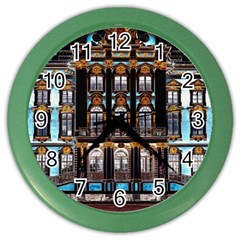 Catherine-s-palace-st-petersburg Color Wall Clock by uniart180623