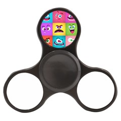 Monsters-emotions-scary-faces-masks-with-mouth-eyes-aliens-monsters-emoticon-set Finger Spinner by uniart180623