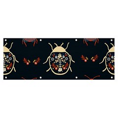 Floral-bugs-seamless-pattern Banner And Sign 8  X 3  by uniart180623